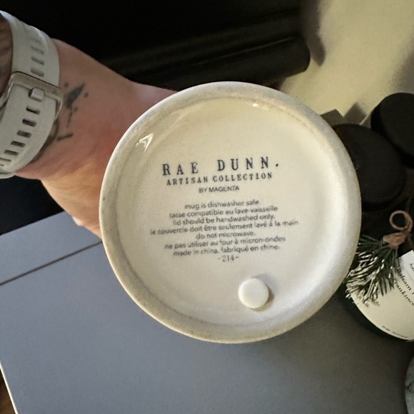 Rae Dunn Sweater Weather Ceramic travel  mug - Picture 4 of 4